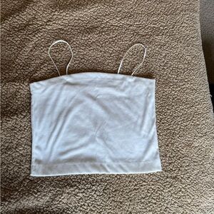 Cream Spaghetti Strap Top